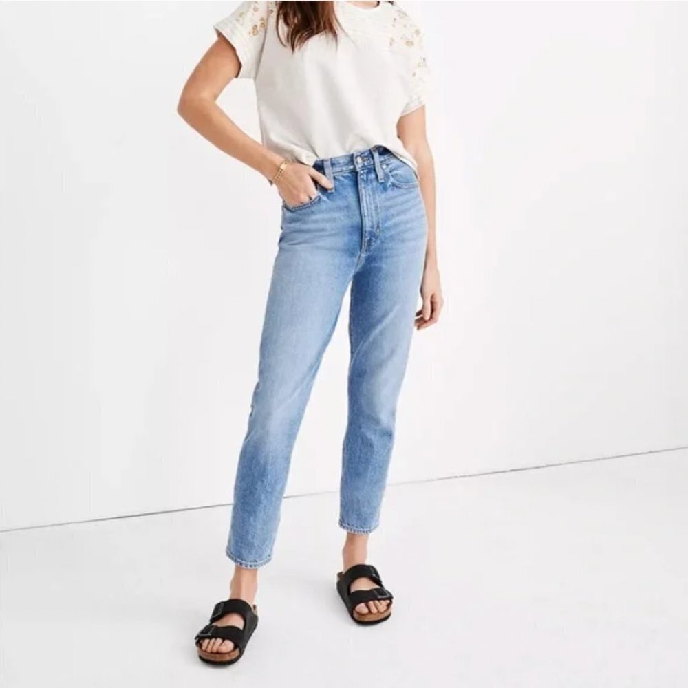 Madewell Vintage Wash High Rise MomJean